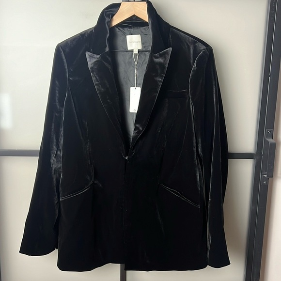 NWT Favorite Daughter THE VELVET BLAZER Size Large